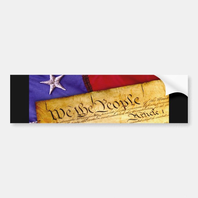 Autocollant De Voiture Nous la constitution de personnes des Etats-Unis (Devant)