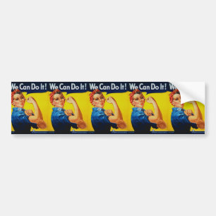 Autocollant De Voiture Nous pouvons le faire Rosie le Riveter