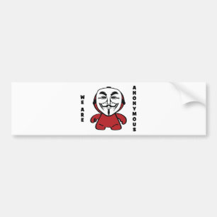 Autocollant De Voiture Nous sommes anonymes