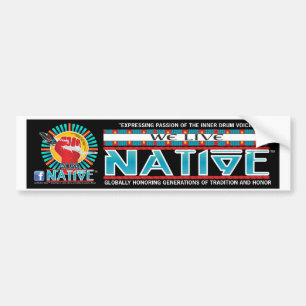 Autocollant De Voiture Nous vivons collection de Native™