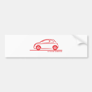 Autocollant De Voiture Nouveau Fiat 500 Cinquecento