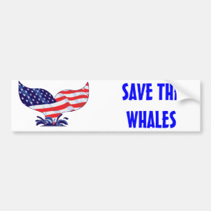Autocollant De Voiture Nouvelle-Baleine-Queue-[Converti]