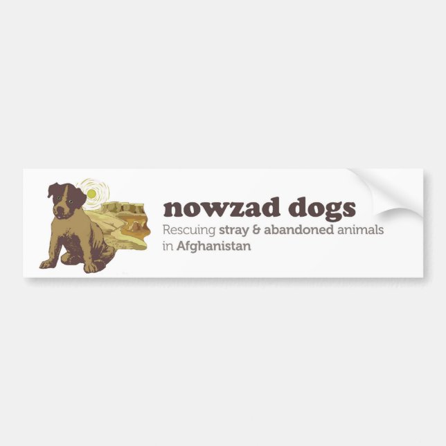 Autocollant De Voiture Nowzad poursuit l'adhésif pour pare-chocs (Devant)