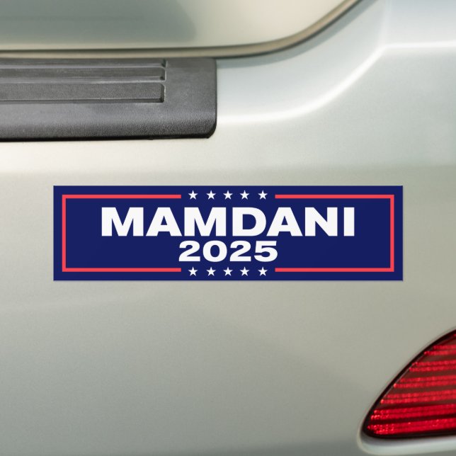 Autocollant De Voiture NYC Zohran Mamdani for Mayor 2025 (En voiture)