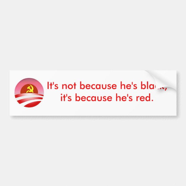 Autocollant De Voiture Obama (Devant)