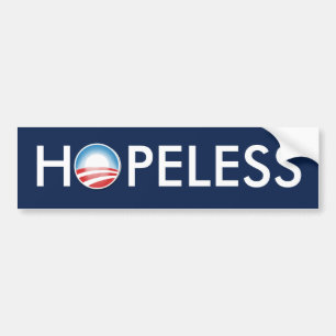 Autocollant De Voiture Obama DÉSESPÉRÉ