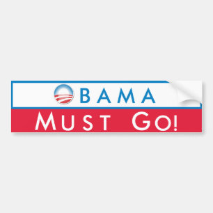 Autocollant De Voiture Obama doit aller