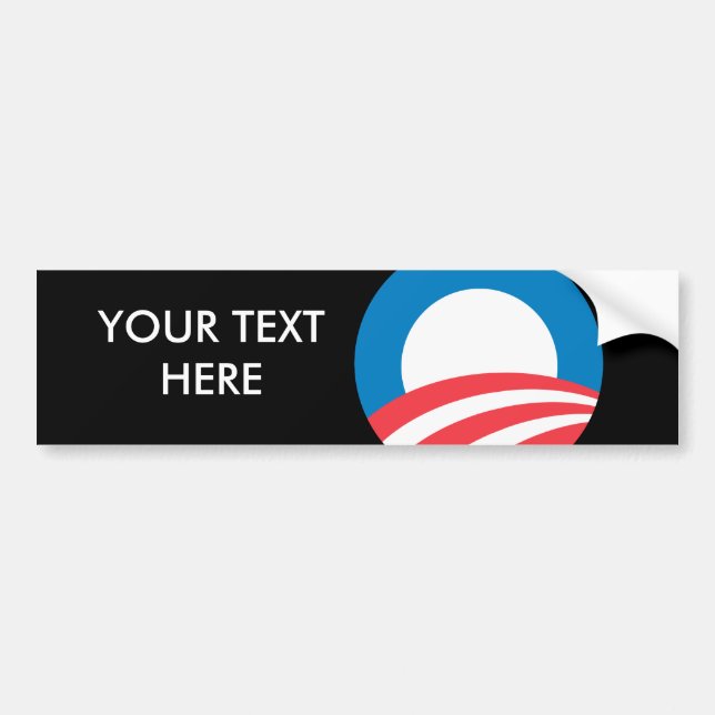AUTOCOLLANT DE VOITURE OBAMA_O_ (Devant)