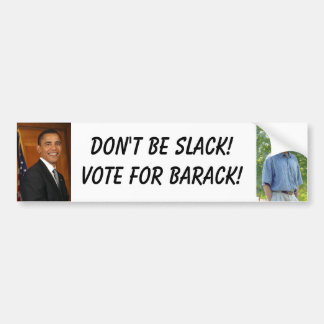 Autocollant De Voiture obama, obama3, ne sont pas lâche ! Vote pour