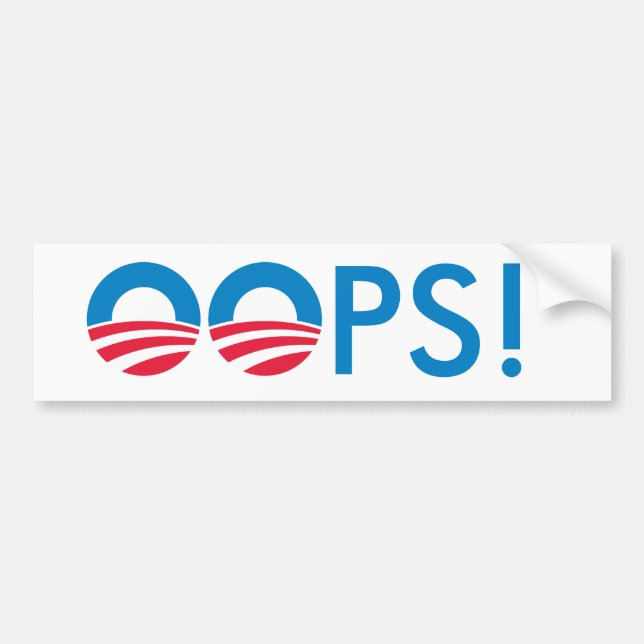 Autocollant De Voiture Obama OH LÀ LÀ ! ! (Devant)