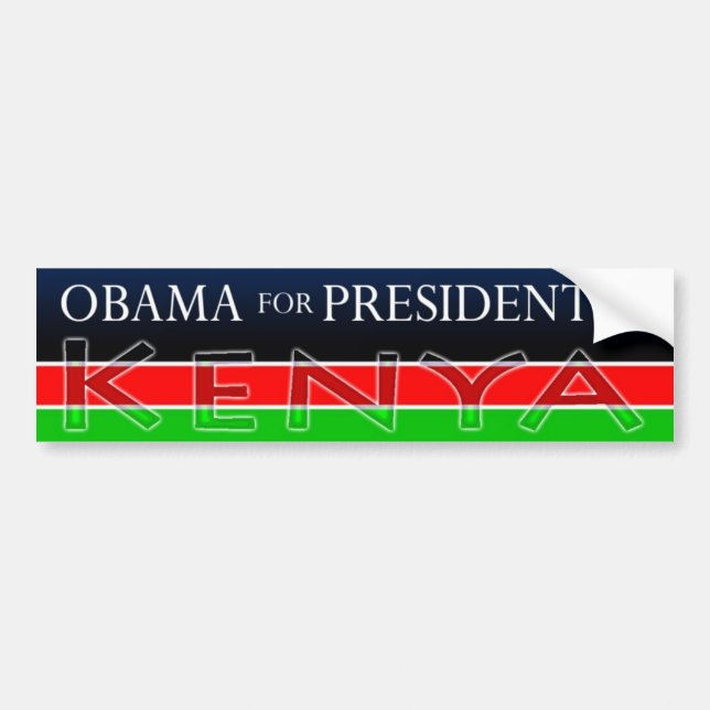 Autocollant De Voiture Obama pour le président de l'adhésif pour (Devant)