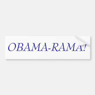 AUTOCOLLANT DE VOITURE OBAMA-RAMA !