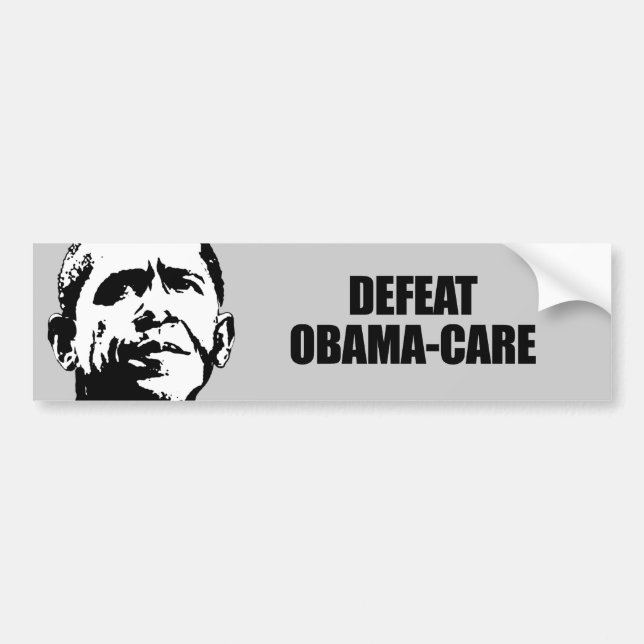 Autocollant De Voiture Obama-soin de défaite (Devant)