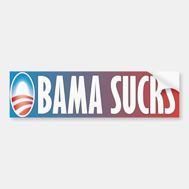 Autocollant De Voiture Obama suce (Devant)