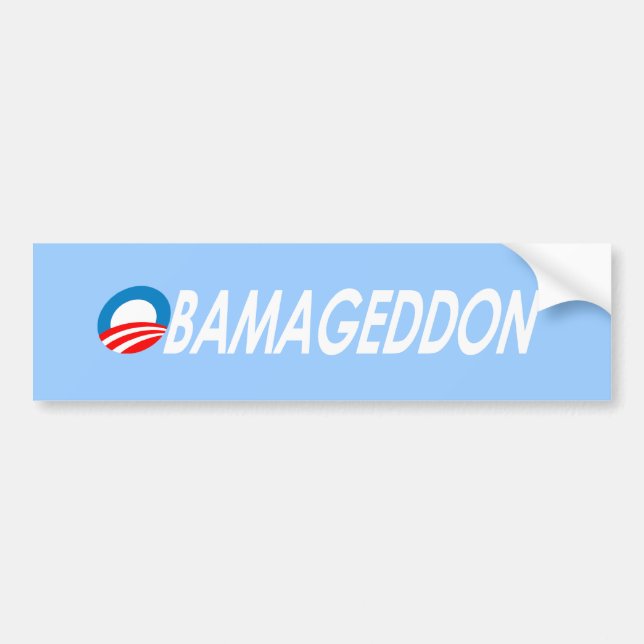 Autocollant De Voiture Obamageddon 2 (Devant)