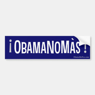 AUTOCOLLANT DE VOITURE OBAMANOMAS !