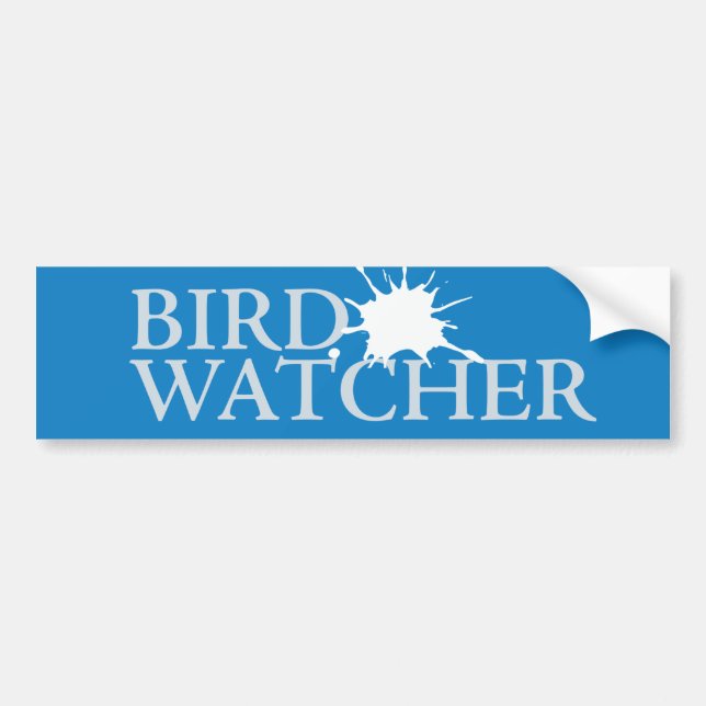 Autocollant De Voiture Observateur d'oiseaux (Devant)