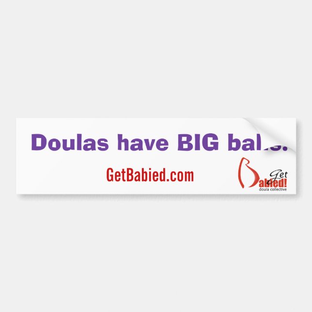 Autocollant De Voiture Obtenez Babied-DoulasBigBalls2 (Devant)
