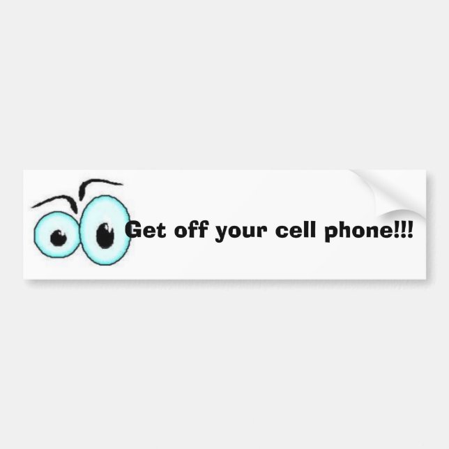 Autocollant De Voiture Obtenez outre de votre téléphone portable ! ! ! (Devant)