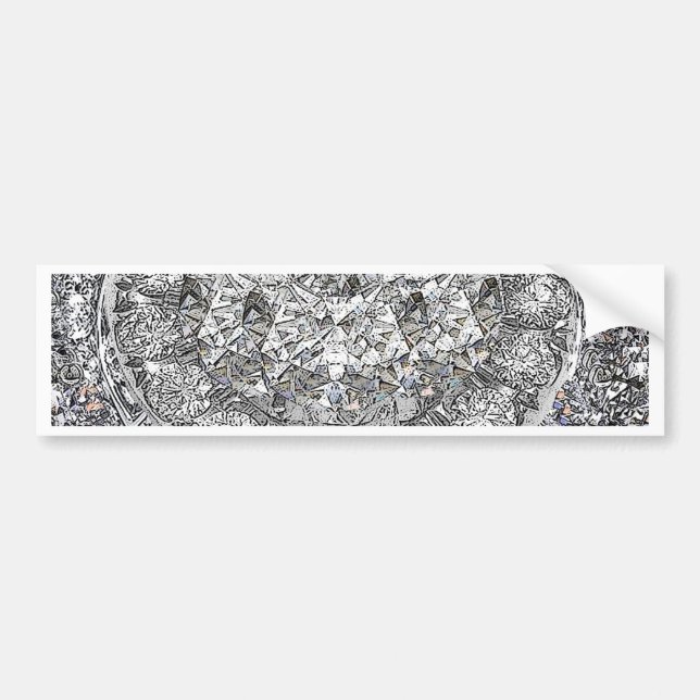 Autocollant De Voiture Obtenu à l'arrière - plan de diamants de Lotta (Devant)