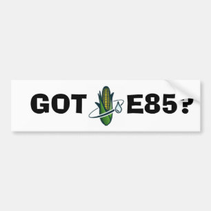 AUTOCOLLANT DE VOITURE OBTENU, E85 ?