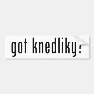 Autocollant De Voiture obtenu knedliky ?
