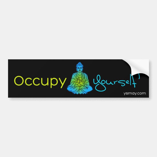 Autocollant De Voiture Occupez-vous Bumpersticker (Devant)