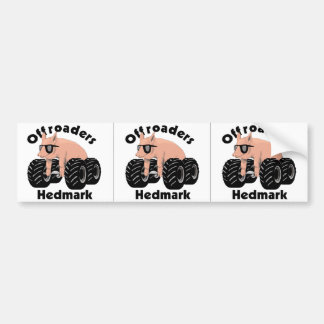 Autocollant De Voiture Offroaders Hedmark - blanc de 3 logos