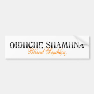 Autocollant De Voiture Oidhche Shamhna : Samhain béni