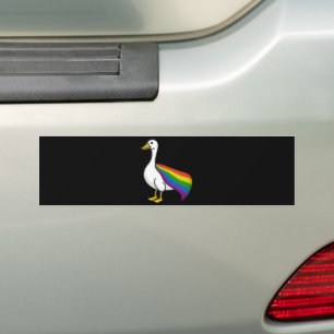 Autocollant De Voiture Oie arc-en-ciel Fierté LGBTQ Gay Transgenre LGBTQ+