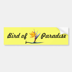 Autocollant De Voiture Oiseau du paradis