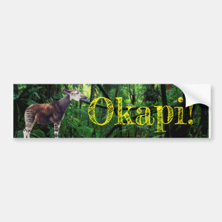 Autocollant De Voiture Okapi
