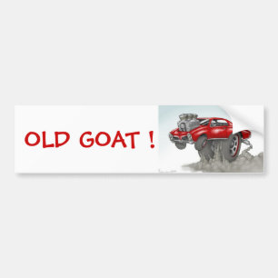 AUTOCOLLANT DE VOITURE OLD GOAT !
