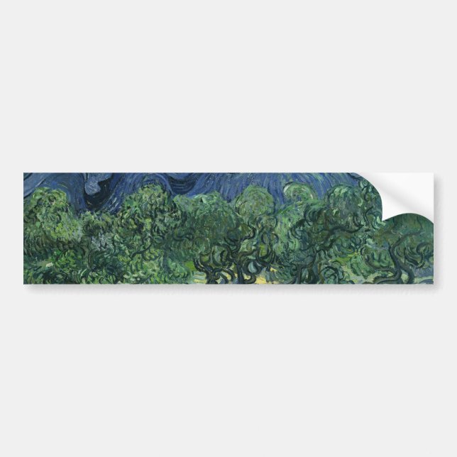 Autocollant De Voiture Olive Trees par Van Gogh (Devant)