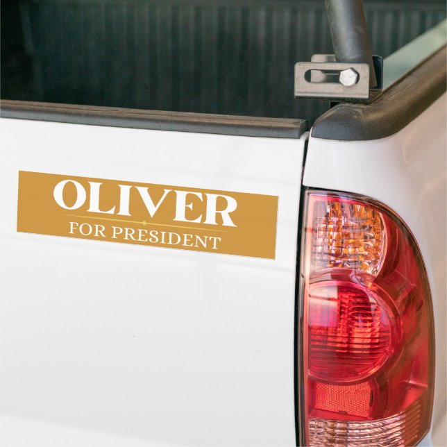 Autocollant De Voiture Oliver Pour Le Parti Libéral Président (Sur camion)