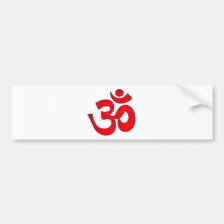 Autocollant De Voiture OM rouge, AUM, SANSKRIT, INCANTATION, TANTRA, YOGA
