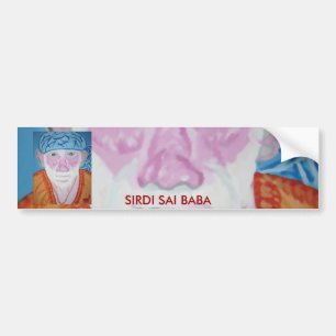 AUTOCOLLANT DE VOITURE OM SIRDI SAI RAM - BABA DE SAI