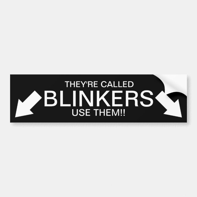 Autocollant De Voiture On les appelle BLINKERS ! ! ! (Devant)