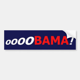Autocollant De Voiture oooOBAMA ! Adhésif pour pare-chocs