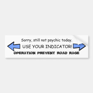 Autocollant De Voiture Opération Prevent Road Rage Sticker #1