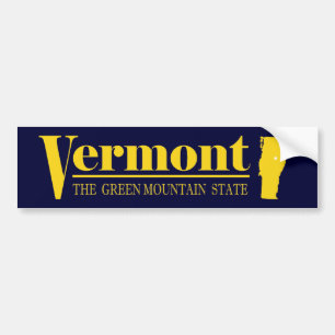 Autocollant De Voiture Or du Vermont