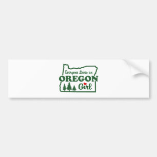 Autocollant De Voiture Oregon Girl