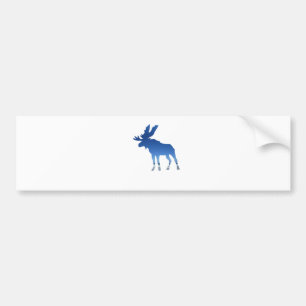 Autocollant De Voiture orignaux bleus