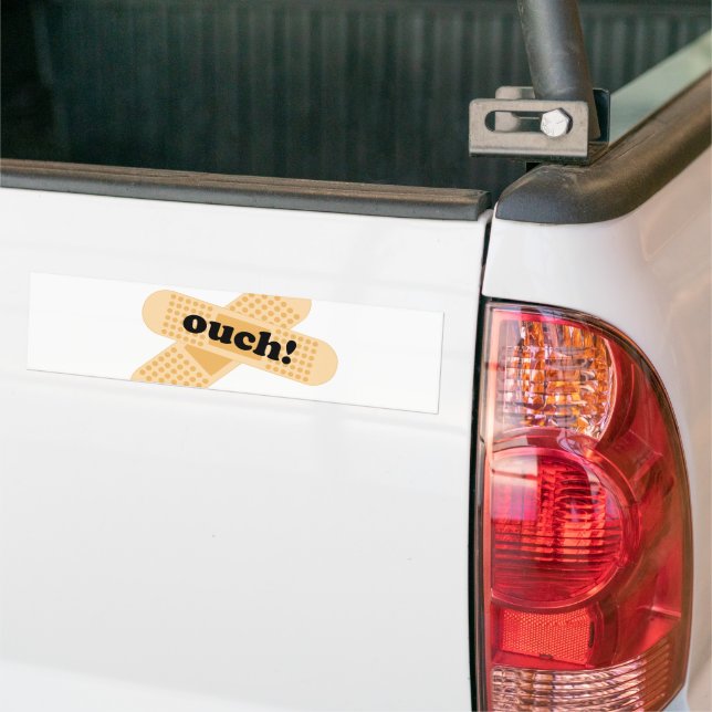 Autocollant De Voiture Ouch !Auto-collants pour voiture (Sur camion)