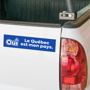 Autocollant De Voiture OUI Québec