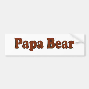 Autocollant De Voiture Ours de papa