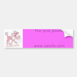 Autocollant De Voiture p5, poodlewww.zazzle.com rose