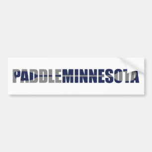 Autocollant De Voiture Paddle Minnesota Kayaking