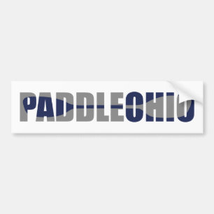 Autocollant De Voiture Paddle Ohio Kayak