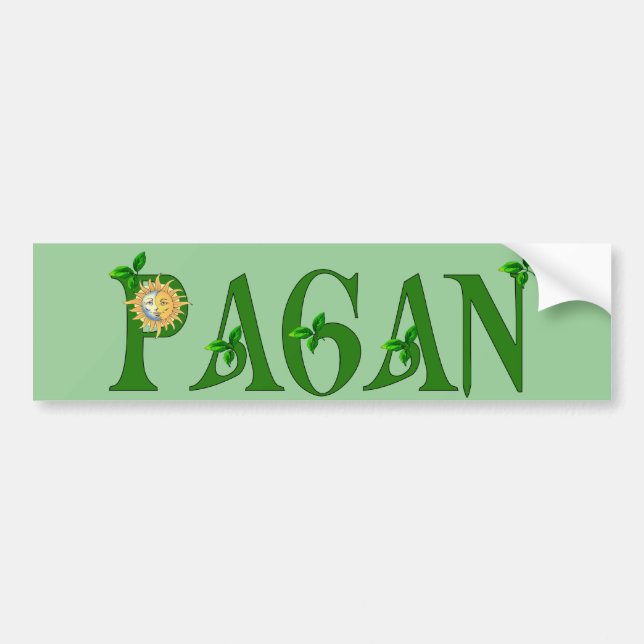 Autocollant De Voiture Paganisme (Devant)